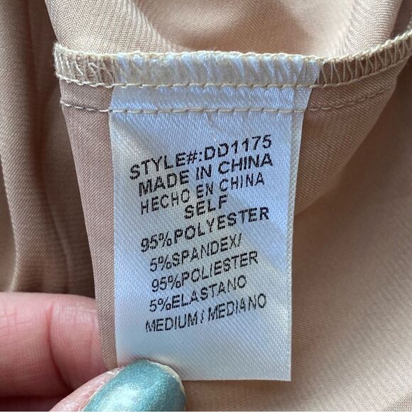 NWT Baltic Born Champange Holly Satin Maxi Dress Size Medium - Picture 13 of 16